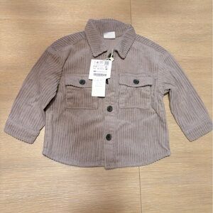 Zara Baby Corduroy Shacket 9-12M, New with tags